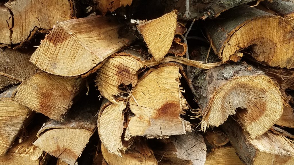 apple fire wood